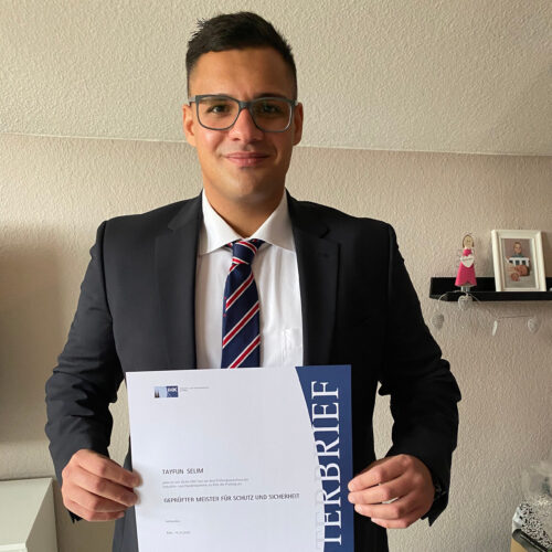 Tayfun Selim - Meister für Schutz und Sicherheit - Absolvent